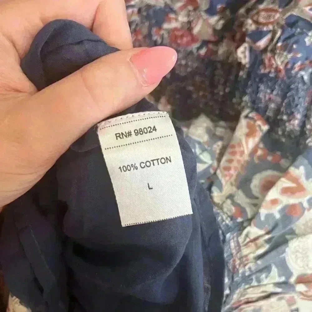 NWT Love the Label 3/4 Sleeve Patterned Mini Dress - Picture 12 of 12